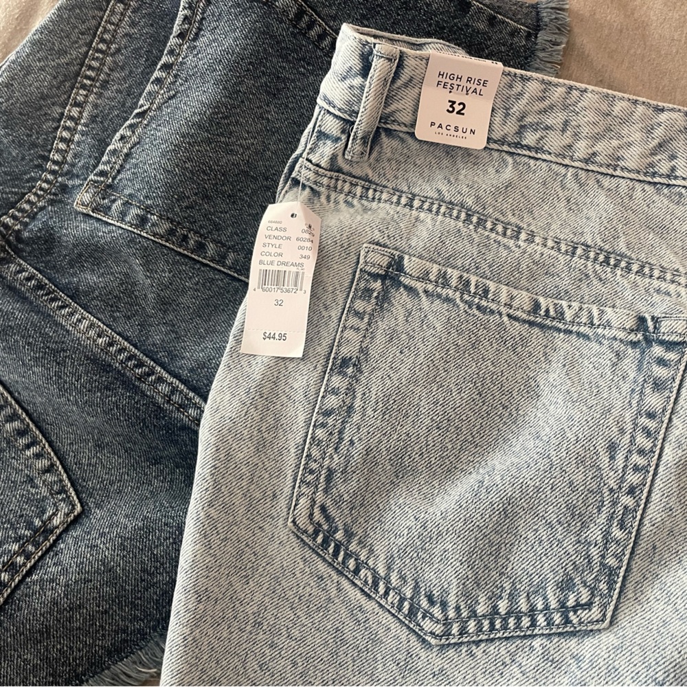 Pacsun High Rise Jean Shorts
